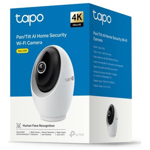 Pan/Tilt AI Home Security Wi-Fi Camera