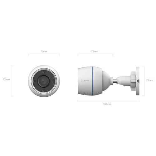 EZVIZ CS-C3TN 2MP 2.8mm IP67 Fixed WiFi Smart Camera