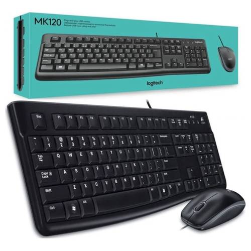 USB Corded Keyboard and Mouse Combo